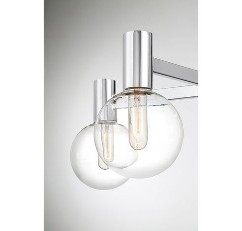 Wright 5-Light Chandelier in Chrome