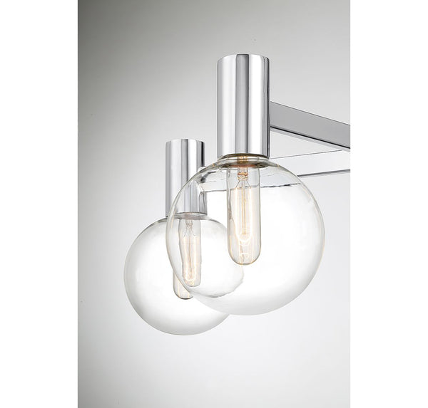 Wright 5-Light Chandelier in Chrome