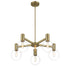 Wright 5-Light Chandelier in Chrome