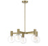 Wright 5-Light Chandelier in Chrome