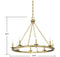 Middleton 8-Light Chandelier in Warm Brass