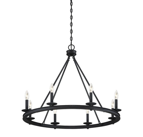 Middleton 8-Light Chandelier in Warm Brass