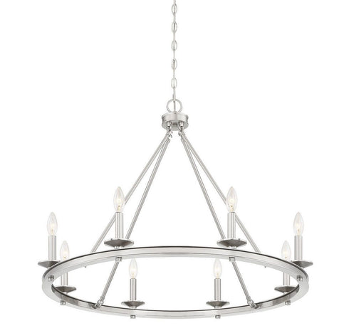 Middleton 8-Light Chandelier in Warm Brass