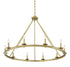 Middleton 10-Light Chandelier in Warm Brass