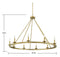 Middleton 10-Light Chandelier in Warm Brass