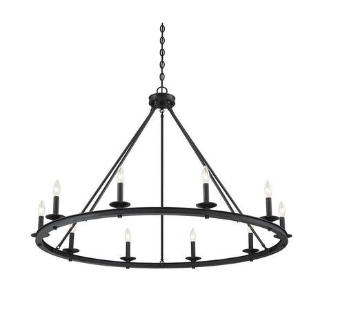 Middleton 10-Light Chandelier in Warm Brass