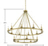 Middleton 15-Light Chandelier in Warm Brass