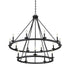 Middleton 15-Light Chandelier in Warm Brass