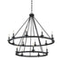 Middleton 15-Light Chandelier in Warm Brass
