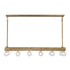 Etereo 14-Light Linear Chandelier in Spumante by Breegan Jane
