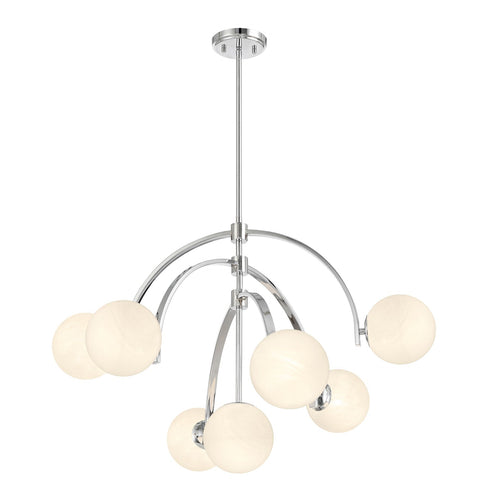 Marias 7-Light Chandelier in Polished Chrome