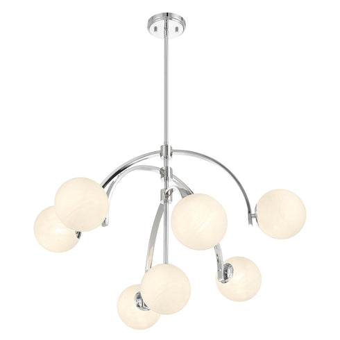 Marias 7-Light Chandelier in Polished Chrome