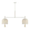 Lunara 6-Light Chandelier in Cotton by Breegan Jane
