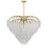 Boa 15-Light Chandelier in Warm Brass by Breegan Jane