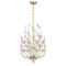 Irina 4-Light Chandelier in Noble Brass