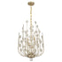Irina 4-Light Chandelier in Noble Brass