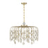 Irina 6-Light Chandelier in Noble Brass