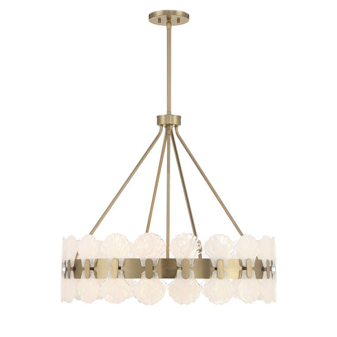 Bancroft 6-Light Chandelier in Noble Brass