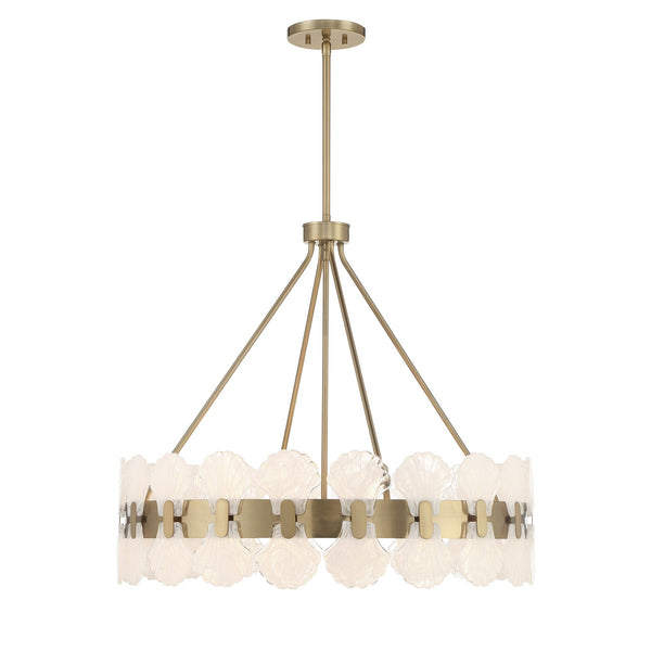 Bancroft 6-Light Chandelier in Noble Brass