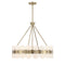 Bancroft 6-Light Chandelier in Noble Brass
