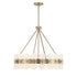 Bancroft 6-Light Chandelier in Noble Brass