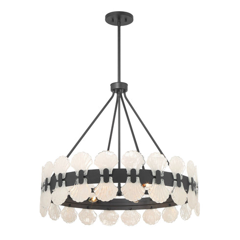 Bancroft 6-Light Chandelier in Noble Brass