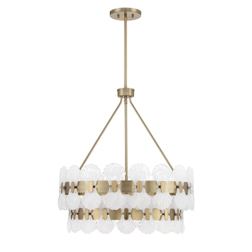 Bancroft 5-Light Chandelier in Noble Brass