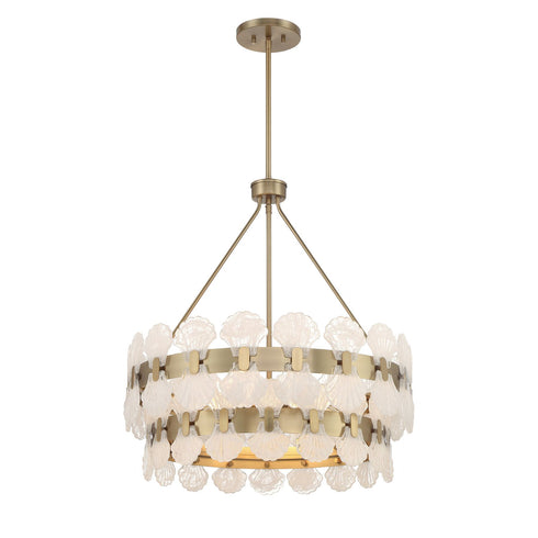 Bancroft 5-Light Chandelier in Noble Brass