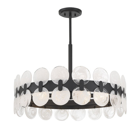 Boca 6-Light Chandelier in Matte Black