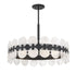 Boca 6-Light Chandelier in Matte Black