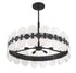 Boca 6-Light Chandelier in Matte Black