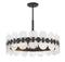 Boca 6-Light Chandelier in Matte Black