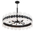 Boca 10-Light Chandelier in Matte Black