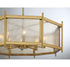 Jacobs 8-Light Chandelier in Warm Brass