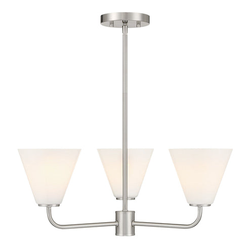 Blair 3-Light Chandelier in Warm Brass