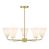 Blair 5-Light Chandelier in Warm Brass