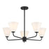 Blair 5-Light Chandelier in Warm Brass