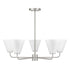 Blair 5-Light Chandelier in Warm Brass