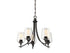 Octave 5-Light Chandelier in Satin Nickel