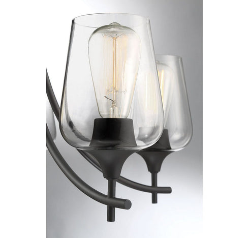 Octave 5-Light Chandelier in Satin Nickel