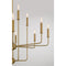 Avondale 12-Light Chandelier in Warm Brass