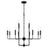 Avondale 12-Light Chandelier in Warm Brass