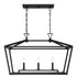 Townsend 3-Light Linear Chandelier in Warm Brass