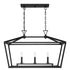 Townsend 3-Light Linear Chandelier in Warm Brass