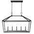 Townsend 5-Light Linear Chandelier in Polished Nickel