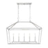 Townsend 5-Light Linear Chandelier in Polished Nickel