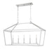 Townsend 5-Light Linear Chandelier in Polished Nickel