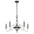 Aragon 5-Light Chandelier in Mediterranean Bronze