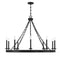 Seville 10-Light Chandelier in Matte Black