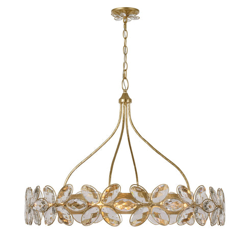 Marbella 14-Light Chandelier in Gold Shimmer by Breegan Jane